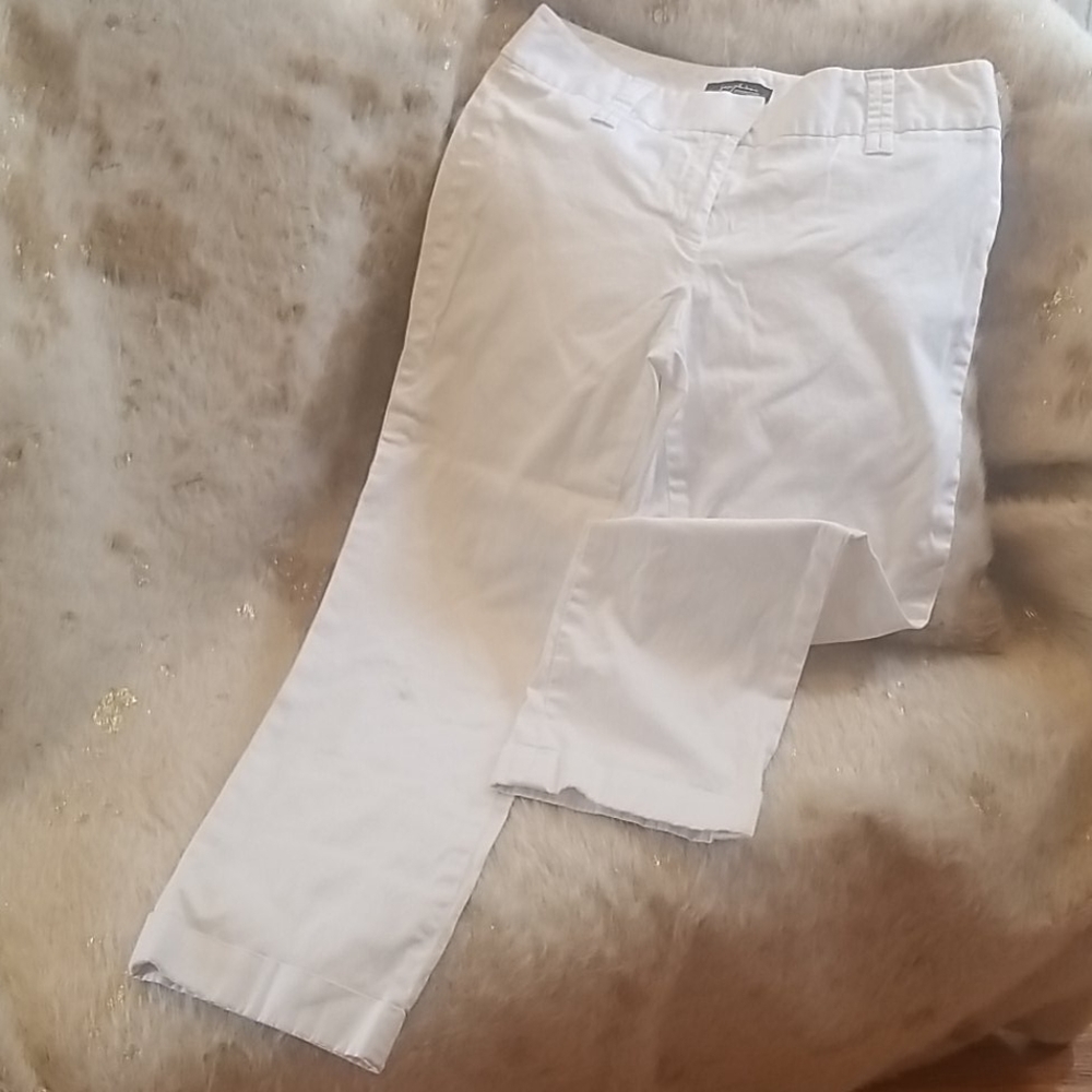 White Ankle Pants